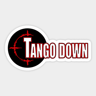 Tango Down Sticker